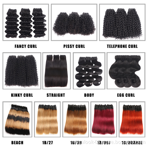 Top Quality 15A Cuticle Aligned Double Drawn Loose Wave Virgin Brazilian Hair Bundles